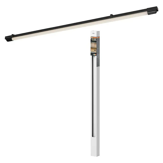 Osram LED-Lichtleiste Batten - L x B x H: 121 x 4,3 x 4,9 cm, Lichtfarbe: Warmweiß, 24 W, 220 V - 240 V - Bild einer Steinel XLED home 250 Außenleuchte. Die Außenleuchte ist modern und elegant und eignet sich für die Beleuchtung von Gehwegen und Einfahrten.