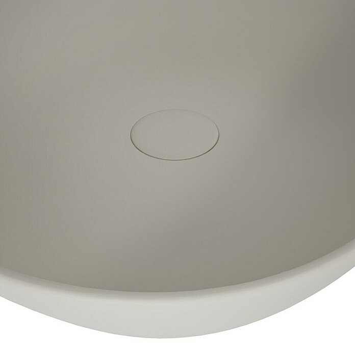VitrA Plural Aufsatzwaschbecken (45 x 38 cm, Mit schmutzabweisender Glasur, Hahnloch: Ohne, Ohne Überlauf, Taupe) | BAUHAUS
