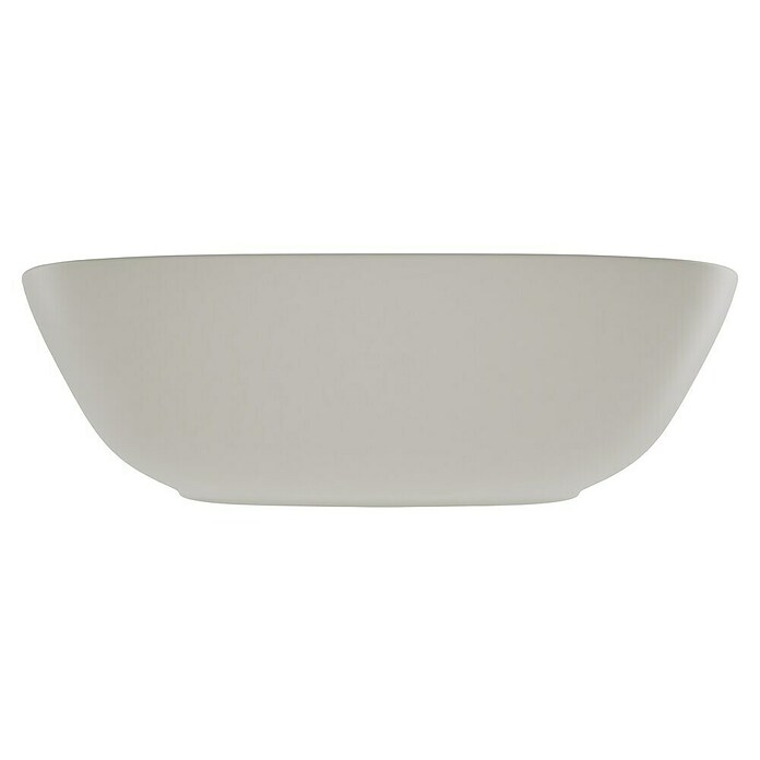 VitrA Plural Aufsatzwaschbecken (45 x 38 cm, Mit schmutzabweisender Glasur, Hahnloch: Ohne, Ohne Überlauf, Taupe) | BAUHAUS