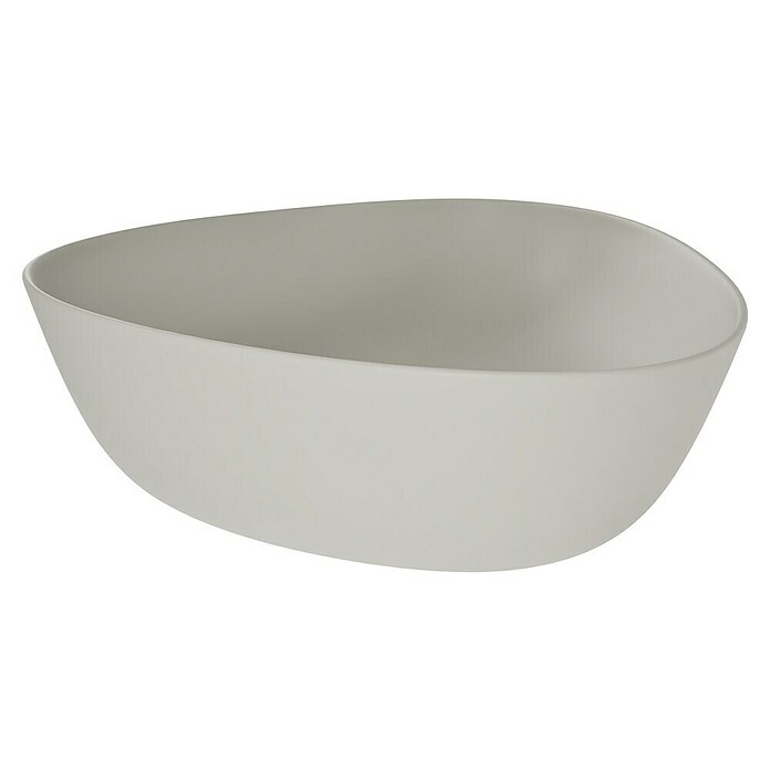 VitrA Plural Aufsatzwaschbecken (47 x 40 cm, Mit schmutzabweisender Glasur, Hahnloch: Ohne, Ohne Überlauf, Taupe) | BAUHAUS