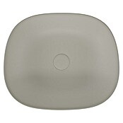 VitrA Plural Aufsatzwaschbecken (45 x 38 cm, Mit schmutzabweisender Glasur, Hahnloch: Ohne, Ohne Überlauf, Taupe) | BAUHAUS