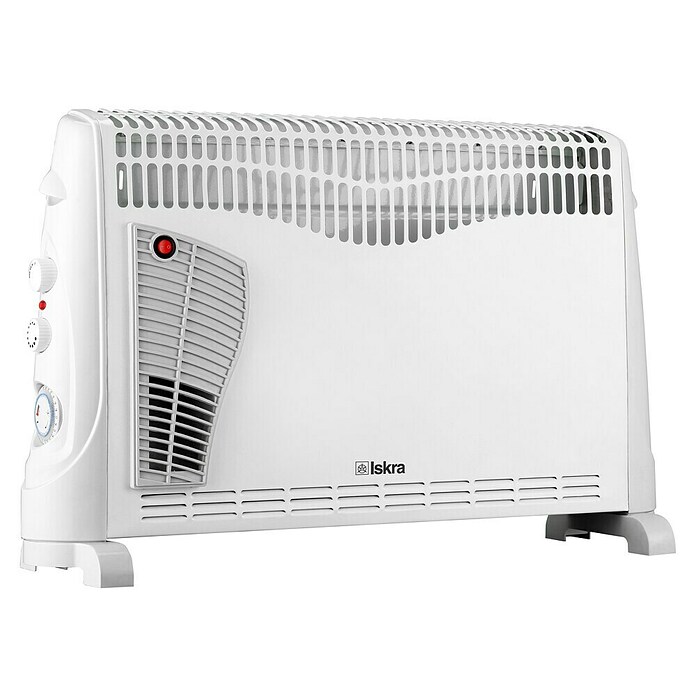 Iskra Konvektorski grelec DL08 Turbo & Timer  (2.000 W, Stopnje ogrevanja: 3, Bela) | 3406 - Konvektoren/Radiatoren Marke | CBNA - Heizen Marke | CBN - Heizen | CB - Elektroinstallation | C - Elektro | BAUHAUS