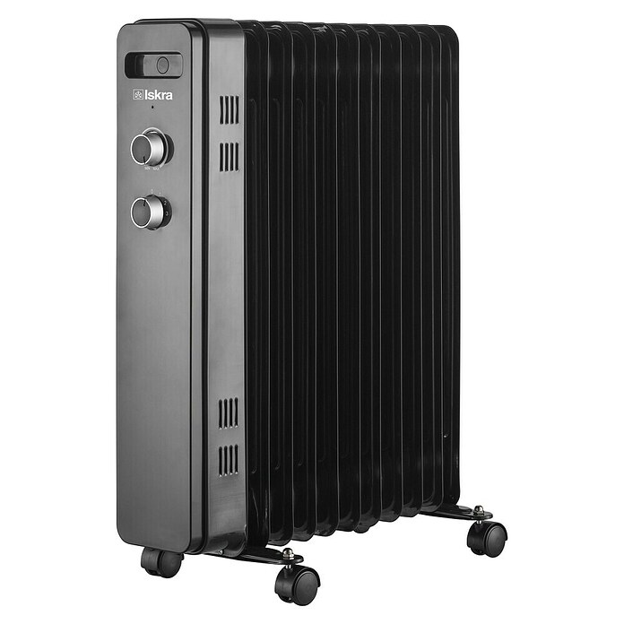 Iskra Uljni radijator YL-A18B-11  (2.500 W, Boja: Crna) | BAUHAUS