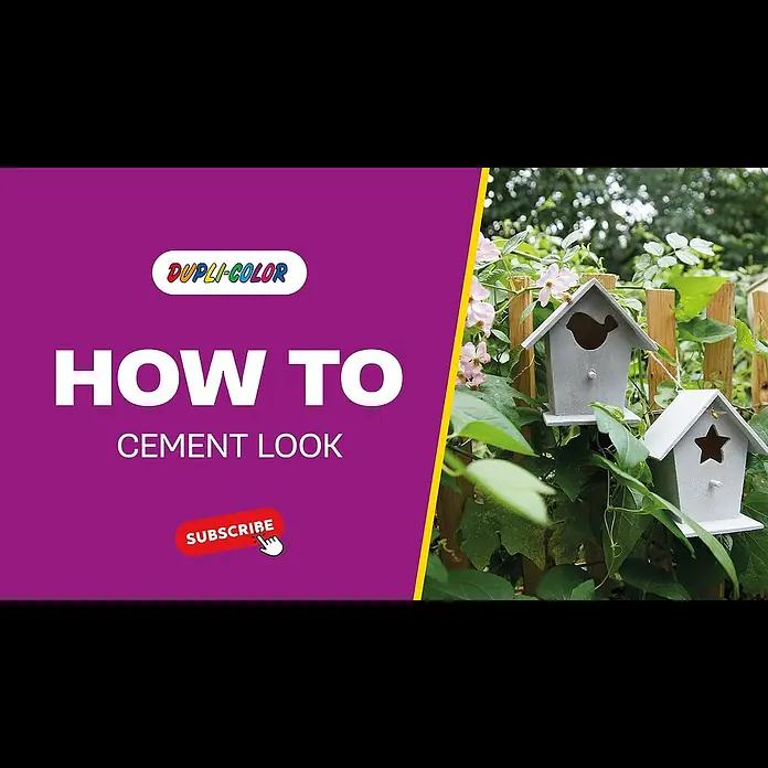 Dupli-Color Spezial-Lackspray Cement Look - Hoover Dark, Matt, 400 ml - DUPLI-COLOR Beton Effekt Spray | How to CEMENT LOOK