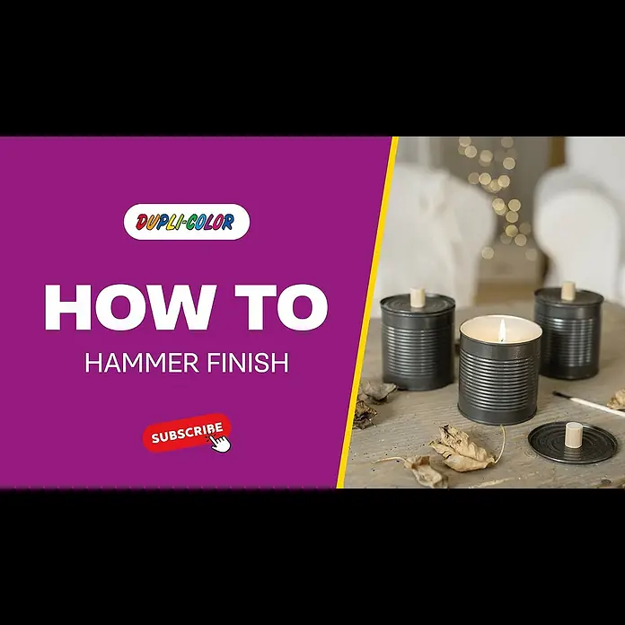 Dupli-Color Effect Sprühlack Hammer Finish - Silber, Glänzend, 400 ml - DUPLI-COLOR Hammerschlag Lack Spray | How to HAMMER FINISH