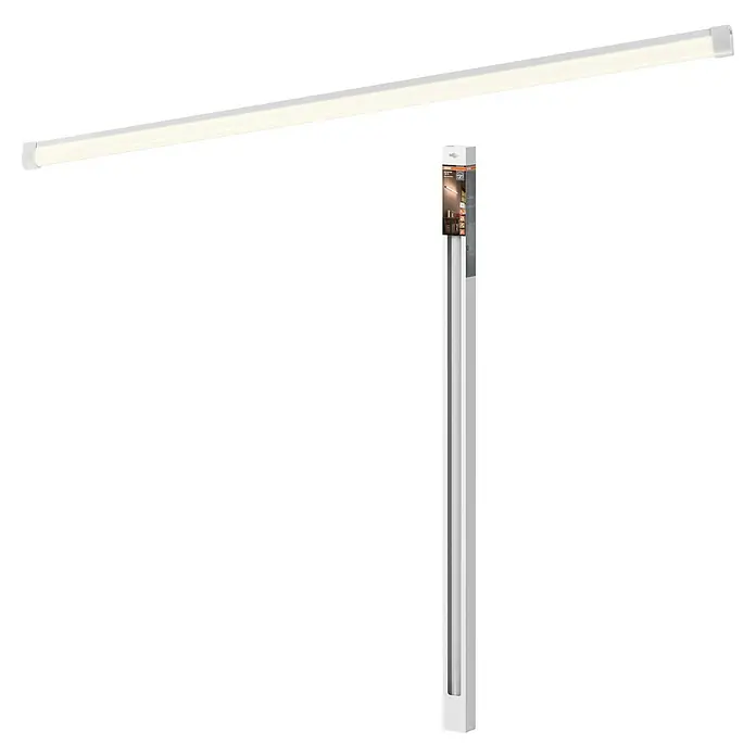 Osram LED-Lichtleiste Batten - L x B x H: 150 x 3,4 x 5,5 cm, Lichtfarbe: Kaltweiß, 20 W, 220 V - 240 V - Die stilvolle weiße Terrassenüberdachung bietet Schatten und Schutz, ideal für entspannte Stunden im Freien. Die robuste Konstruktion verspricht Langlebigkeit.