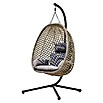 Sunfun Hamaca colgante (L x An x Al: 103 x 95 x 196 cm, Acero, Gris) | BAUHAUS