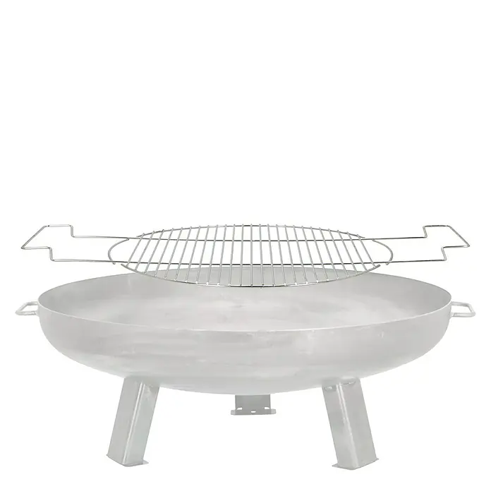Buschbeck Grillrost - Durchmesser: 60 cm, Passend für: Feuerschalen mit Ø 60 oder 80 cm - Bild einer Feuerschale mit Grillrost. Ideal für gemütliche Abende und Grillen im Freien. Das robuste Design sorgt für Langlebigkeit.