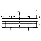 Osram LED svetlobni trak Batten  (Do x Š x V: 60 x 3,4 x 5,5 cm, Barva svetlobe: Hladno bela, 8 W, 220 V - 240 V) | LED svetlobne letve | Svetila | Elektro in svetila | Izdelki | BAUHAUS