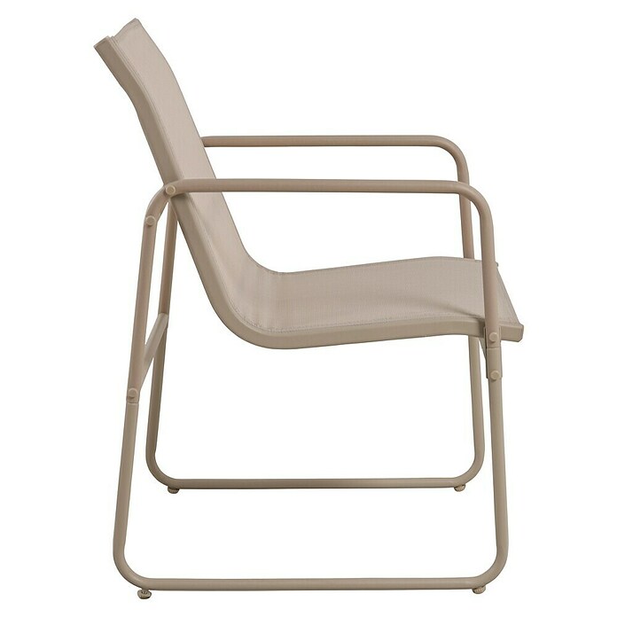 Conjunto de muebles Bicoir (5 pzs., Acero/Textiline, Beige) | BAUHAUS