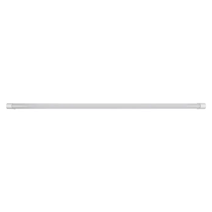 Osram LED-Lichtleiste Batten - L x B x H: 120 x 3,4 x 5,5 cm, Lichtfarbe: Kaltweiß, 16 W, 220 V - 240 V - Silberfarbener, zylindrischer Behälter. Ideal für Lagerung und Transport. Robuste Bauweise mit reflektierender Oberfläche für vielseitige Nutzung.