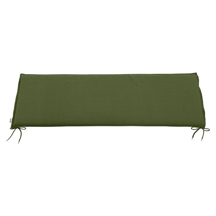 Doppler Bankauflage Life (4-er Bank, L x B x H: 180 x 45 x 4 cm, Polyester, Moosgrün) | BAUHAUS