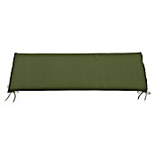Doppler Bankauflage Life (4-er Bank, L x B x H: 180 x 45 x 4 cm, Polyester, Moosgrün) | BAUHAUS