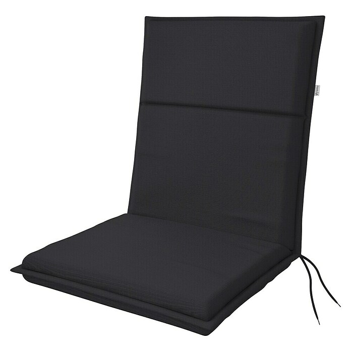 Doppler Sitzauflage Life (Niederlehner, L x B x H: 100 x 48 x 4 cm, Polyester, Schwarz) | BAUHAUS