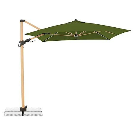 Doppler Alu Wood Ampelschirm AX Ultra