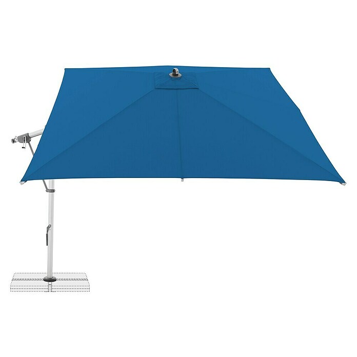 Doppler Expert Ampelschirm Expert (Aquamarin, Bespannungsmaß (L x B): 300 x 300 cm) | BAUHAUS