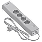 Calex Stekkerdoos 2 USB (4 st.) | BAUHAUS