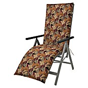 Doppler Sitzauflage Living (Rollliege, L x B x H: 170 x 48 x 6 cm, Kunststoff, Baumwolle, Braun/Schwarz/Weinrot) | BAUHAUS