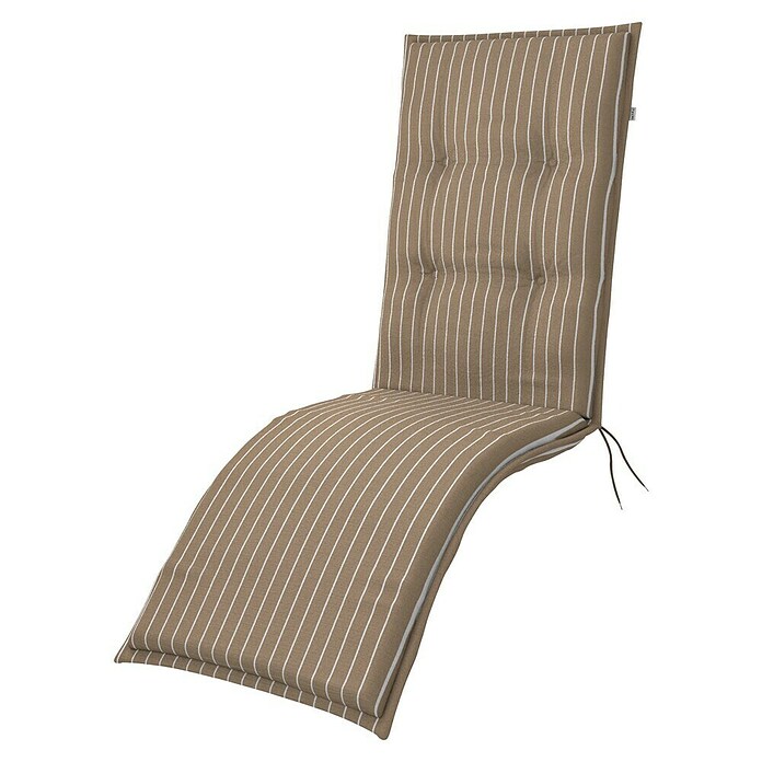 Doppler Sitzauflage Living (Rollliege, L x B x H: 170 x 48 x 6 cm, Kunststoff, Baumwolle, Beige/Weiß) | BAUHAUS