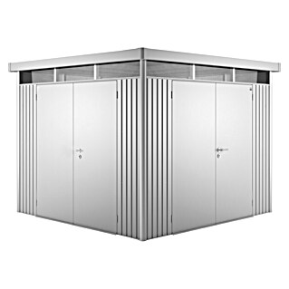 Biohort Zusatztür (Silber Metallic, Passend für: Biohort Gerätehäuser HighLine, AvantGarde, Panorama)