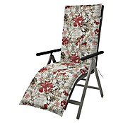 Doppler Sitzauflage Living (Rollliege, L x B x H: 170 x 48 x 6 cm, Kunststoff, Baumwolle, Beige/Weinrot) | BAUHAUS