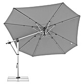 Doppler Ampelschirm Expert 400 Side (Hellgrau, Durchmesser Bespannung: 400 cm) | BAUHAUS