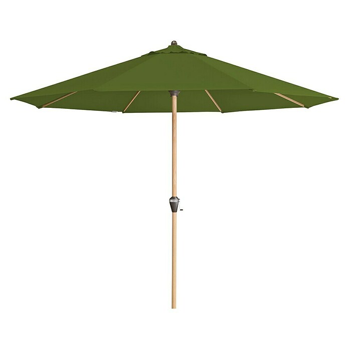 Doppler Alu Wood Marktschirm rund Alu Wood Ultra (Anthrazit, Durchmesser Bespannung: 350 cm) | BAUHAUS