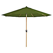 Doppler Alu Wood Marktschirm rund Alu Wood Ultra (Anthrazit, Durchmesser Bespannung: 350 cm) | BAUHAUS