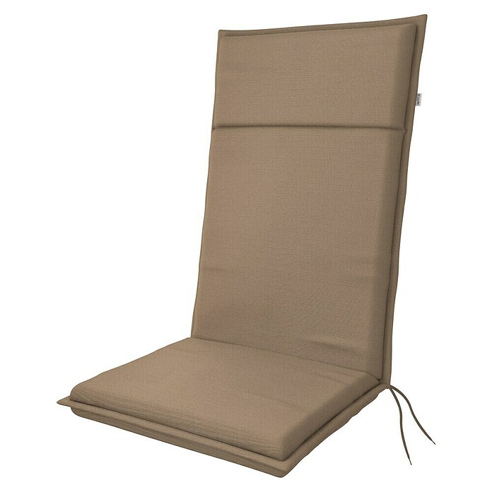 Doppler Sitzauflage Life (Hochlehner, L x B x H: 119 x 48 x 4 cm, Polyester, Braun) | BAUHAUS