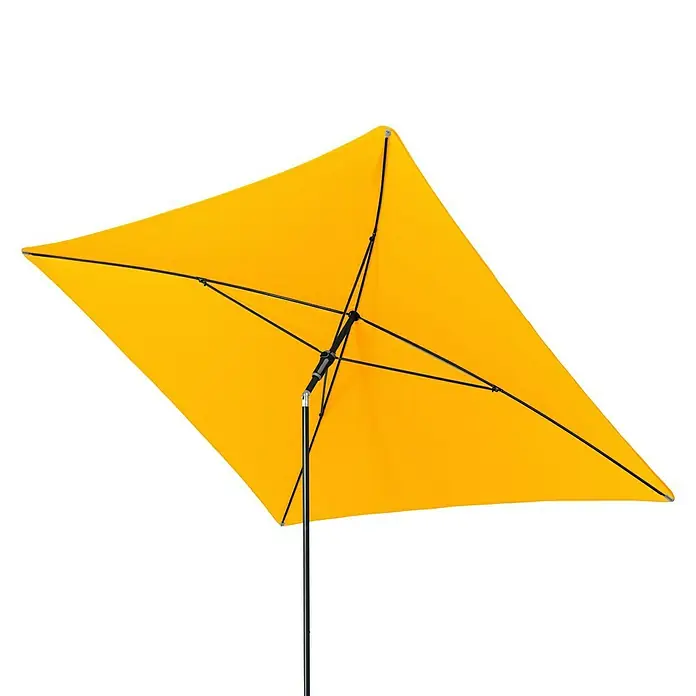 Doppler Balkonschirm Sunline Neo Gastro - Gelb, Bespannungsmaß (L x B): 230 x 190 cm - Gelber Sonnenschirm mit schwarzem Gestell für sonnige Tage im Freien. Der perfekte Schattenspender für Garten, Terrasse oder Balkon.