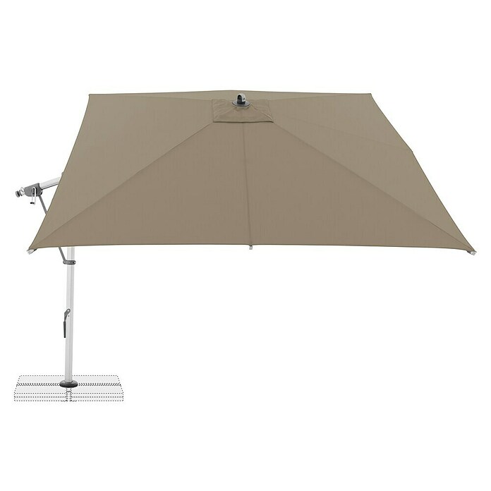 Doppler Ampelschirm Expert (Sand, Bespannungsmaß (L x B): 300 x 300 cm) | BAUHAUS