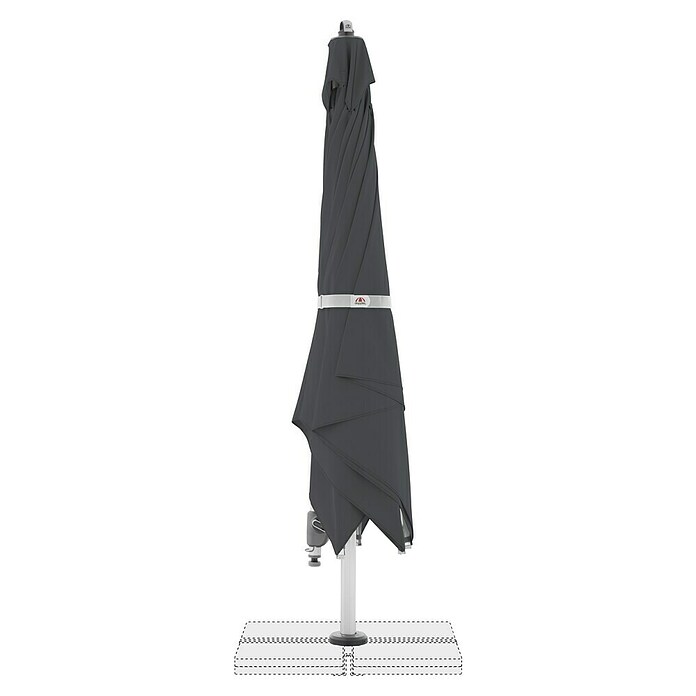 Doppler Expert Ampelschirm Expert (Rot, Bespannungsmaß (L x B): 300 x 300 cm) | BAUHAUS