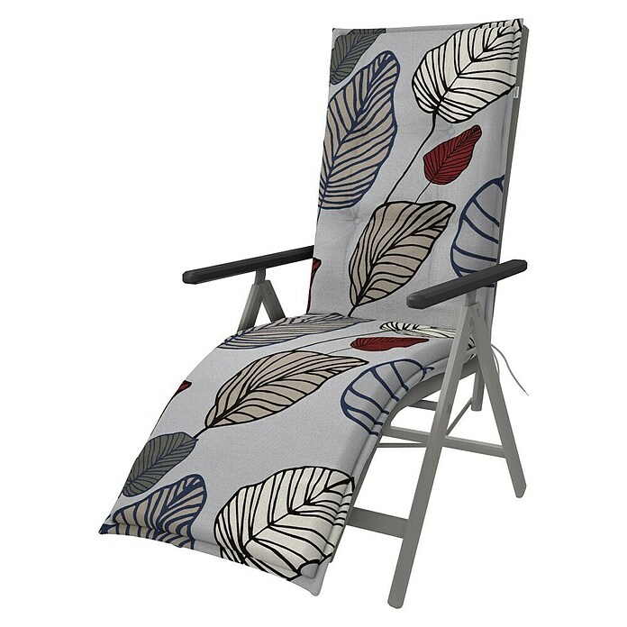Doppler Sitzauflage Living (Rollliege, L x B x H: 170 x 48 x 6 cm, Kunststoff, Baumwolle, Grau) | BAUHAUS