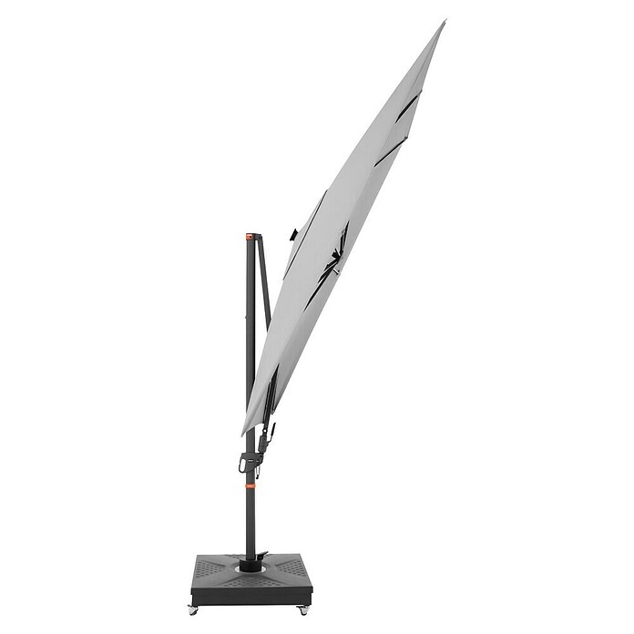 Doppler Ampelschirm MyZone AX (Hellgrau, Bespannungsmaß (L x B): 220 x 300 cm) | BAUHAUS