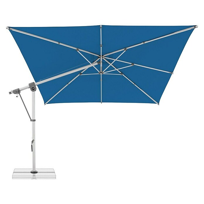 Doppler Expert Ampelschirm Expert (Aquamarin, Bespannungsmaß (L x B): 300 x 300 cm) | BAUHAUS