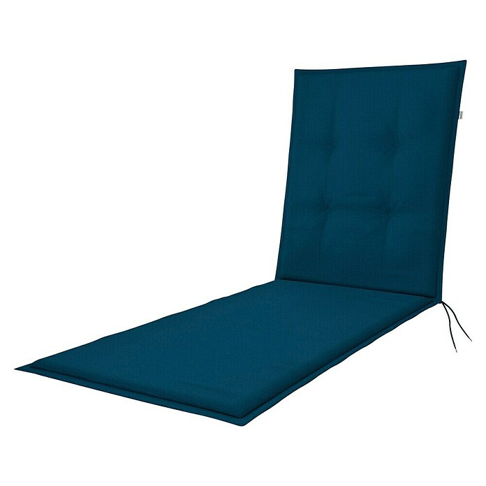 Doppler Blazina za ležalnik Flair  (Do x Š x V: 195 x 60 x 6 cm, 52 % poliester, 48 % bombaž, Temno modra) | 8293 - Auflagen Liegen | ICEB - Auflagen Kissen | ICE - Outdoorkissen/Auflagen | IC - Freizeit im Garten | I - Stadtgarten | BAUHAUS