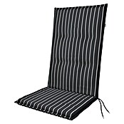 Doppler Sitzauflage Hochlehner Living (Hochlehner, L x B x H: 119 x 48 x 6 cm, Kunststoff, Baumwolle, Schwarz) | BAUHAUS