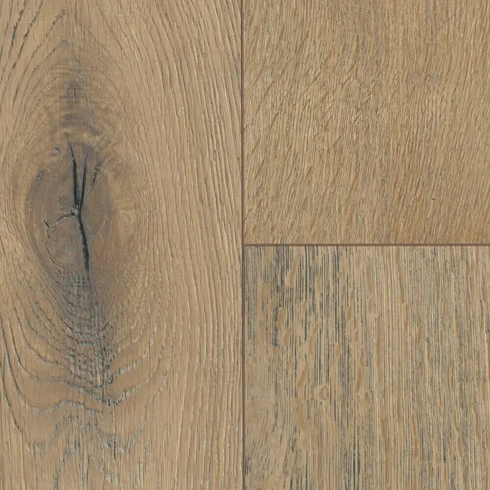 Classen Vinylbodenmuster GreenVinyl Risseiche Dunkel - 300 x 173 x 4 mm, Landhausdiele - Nahaufnahme von Holzböden mit einzigartigen Maserungen, die ein warmes Ambiente in jeden Raum bringen. Holzstruktur und Farbton verleihen Eleganz.