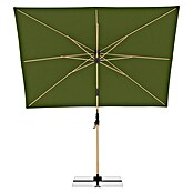 Doppler Alu Wood Ampelschirm Alu Wood AX Ultra (Natur, Bespannungsmaß (L x B): 300 x 220 cm) | BAUHAUS