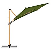 Doppler Alu Wood Ampelschirm Alu Wood AX Ultra (Natur, Bespannungsmaß (L x B): 300 x 220 cm) | BAUHAUS