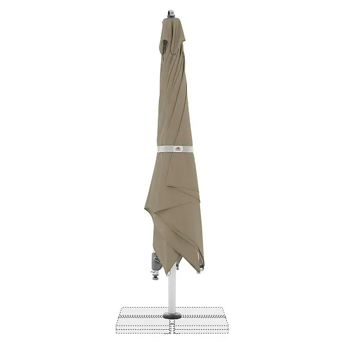Doppler Expert Ampelschirm - Sand, Bespannungsmaß (L x B): 300 x 300 cm - Geschlossener Ampelschirm in Taupe. Dieser hochwertige Sonnenschirm sorgt für stilvollen Schatten und Schutz vor der Sonne.