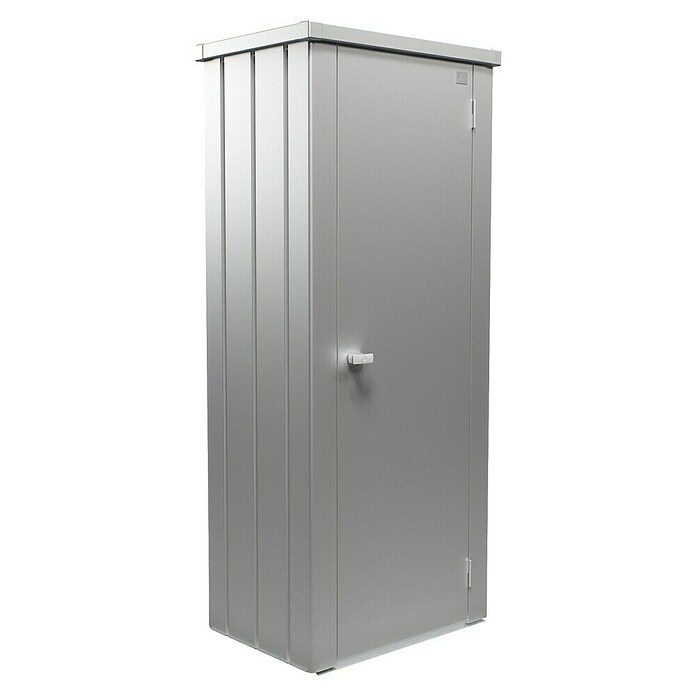 Biohort Julia Geräteschrank M (Außenbreite inkl. Dachüberstand: 78 cm, Außentiefe inkl. Dachüberstand: 57 cm, Stahl, Silber Metallic) | BAUHAUS