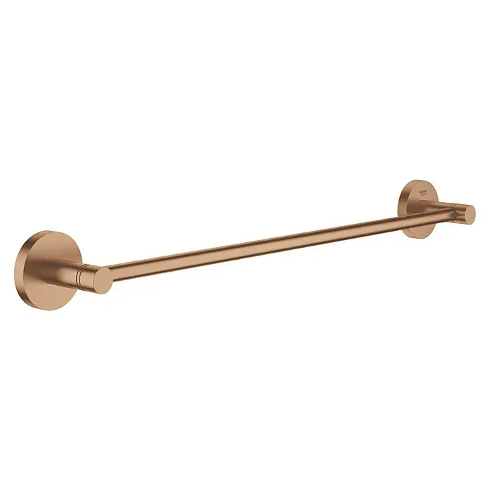 Grohe Essentials Badetuchhalter - Breite: 50,4 cm, Warm Sunset, Matt - Ein roséfarbener Grohe Essentials Handtuchhalter, elegant und funktional für jedes Badezimmer.