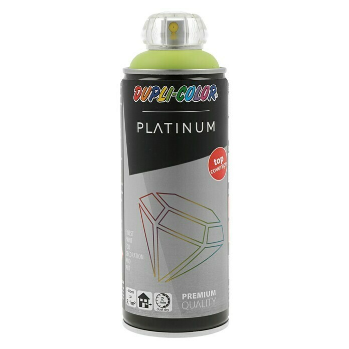 Laque teintée en spray platinum DUPLI-COLOR vert printemps