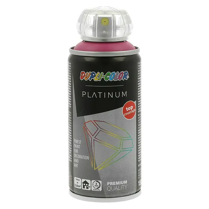 Dupli-Color Platinum Sprühlack RAL 4006 - Verkehrspurpur, Seidenmatt, 150 ml - Dose Dupli-Color Platinum Sprühfarbe, ideal für Dekoration und Kunst, mit Top-Deckkraft und schneller Staubtrockenzeit.