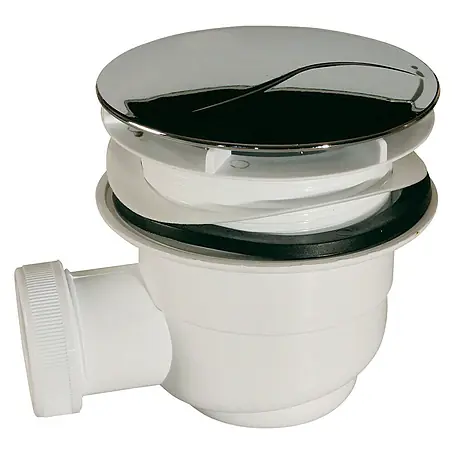 Válvula sifónica para ducha registrable con tapa