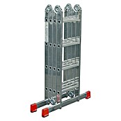 Gelenkleiter (Arbeitshöhe: 5,5 m, Anzahl Tritte: 4 x 4 Sprossen, Faltbar)