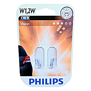 Philips Vision Glasfittinglamp W1,2W (W1,2W, 2 st.)