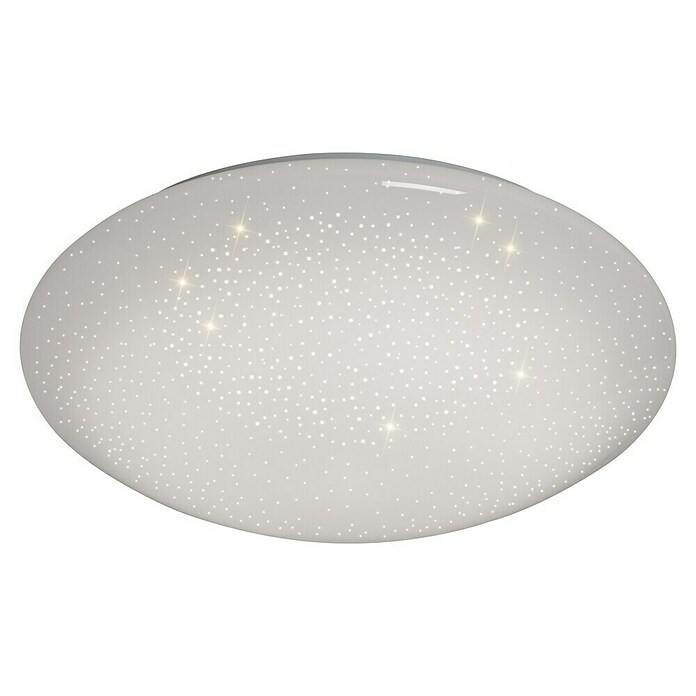 LeuchtenDirekt Plafón LED Skyler (Diámetro lámpara: 25 cm, 8 W, Blanco cálido, Plástico)