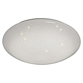 Just Light Plafón LED Skyler (8 W, Blanco, Blanco cálido, Diámetro: 250 mm)